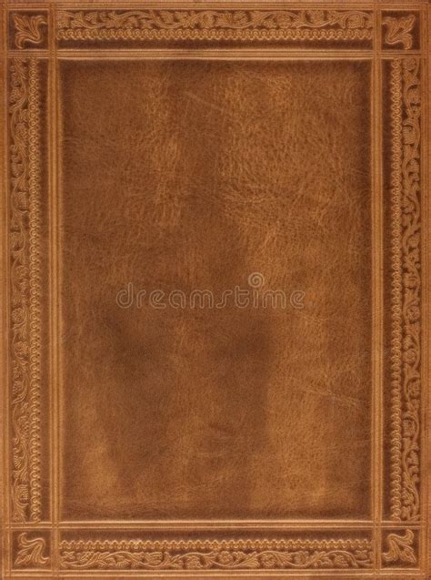 Brown Leather Book Cover Brown Leather Book Or Journal Cover With A