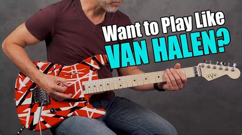 Top 5 Coolest Van Halen Riffs You Can Play Today Youtube