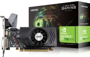 Arktek NVIDIA NVIDIA GEFORCE GT 730 4GB 4 GB DDR3 Graphics Card