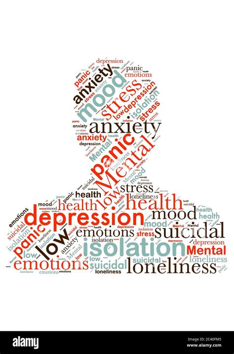 Word Cloud Representing Mental Health Stock Vector Image And Art Alamy