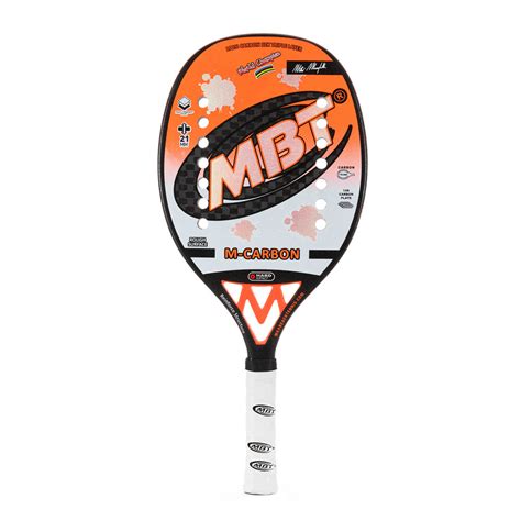 Raquete Beach Tennis Mbt M Carbon Modelo Top Topa Beach Tennis