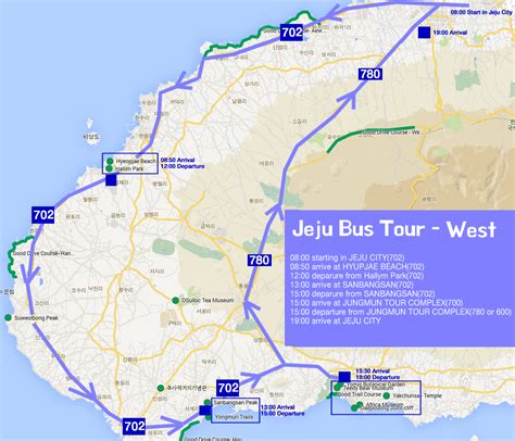 Jeju Bus Map