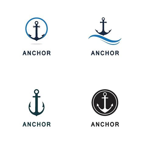 Anchor Logo And Symbol Template Vector Icons 2027764 Vector Art At Vecteezy