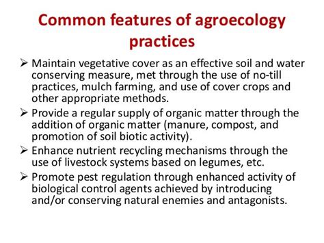 Agroecology