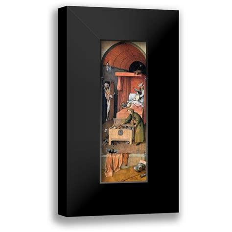 Bosch Hieronymus X Black Modern Framed Museum Art Print Titled