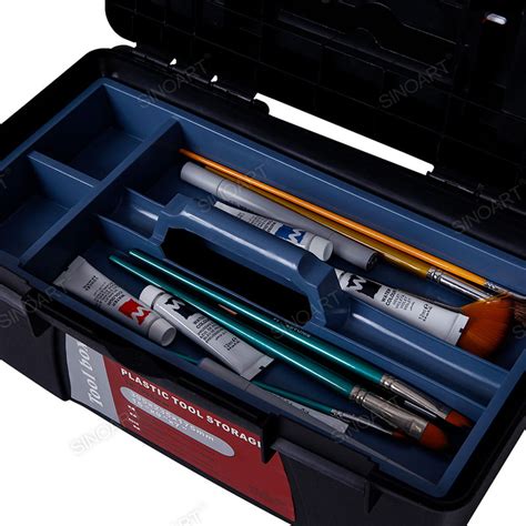 Custom 395x23x185cm Art Tool Box Removable Tray Lockable Artist