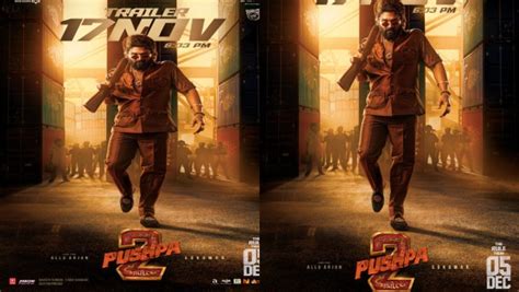 Pushpa 2 The Rule Trailer Release Date & Time Official: Allu Arjun's ...