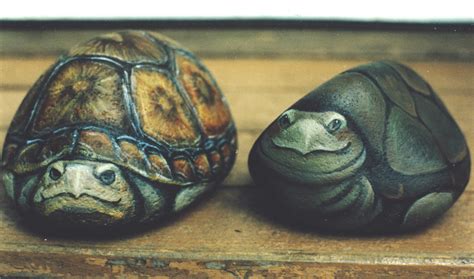 Turtle Painting Rock at PaintingValley.com | Explore collection of ...