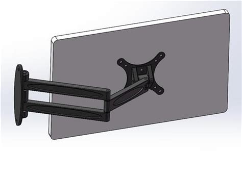 显示器支架3d模型下载三维模型solidworks模型 制造云 产品模型