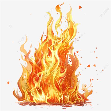 cartoon fire fire cartoon fire illustration png transparent image