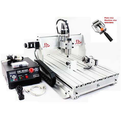 3D Mini CNC Engraving Machine 4 Axis CNC Router 6040 1 5KW Spindle