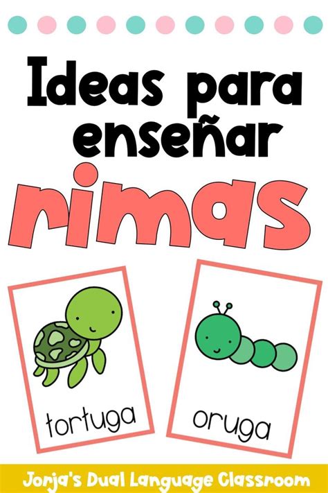 Ideas Para Ense Ar Rimas Actividades De Rimas Centros De Lectura