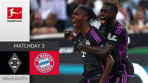 Borussia M Gladbach Fc Bayern M Nchen Highlights Matchday