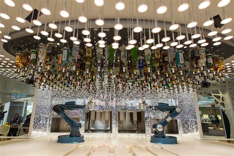 Robot Bartender At The Bionic Bar On Royal Caribbean Cruises