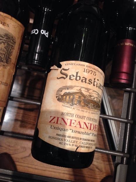 Sebastiani Vineyards Winery Zinfandel Sonoma County Usa