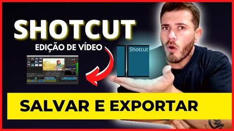 Como Salvar E Exportar V Deo No Shotcut Editor De V Deos Youtube