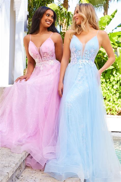 JOVANI JVN07637 LIGHT PINK BALL GOWN PROM DRESS