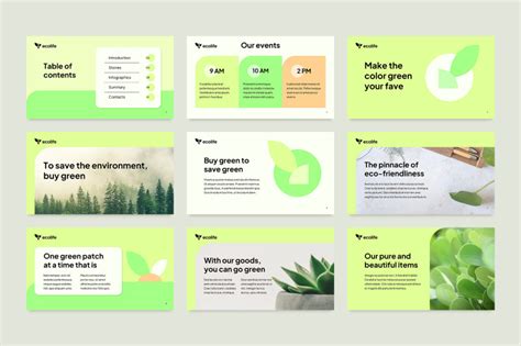 Eco Friendly Powerpoint Template By Amber Graphics Thehungryjpeg