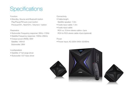 FENDA F550X GAMING BLUETOOTH SPEAKER - Blossom Toko Komputer - Malang