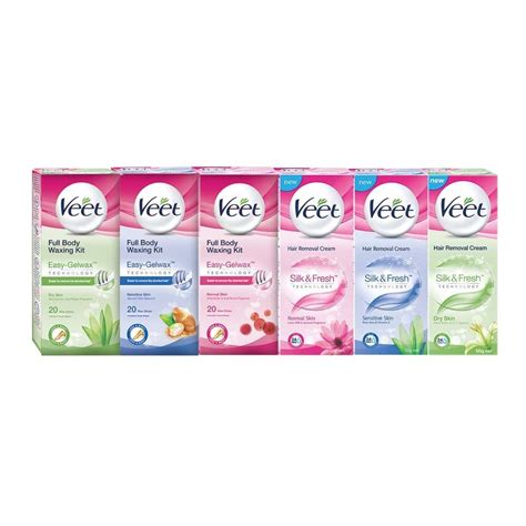 Buy Veet Full Body Wax Strips Dry Skin Box Of 20 Online At Flat 18 Off