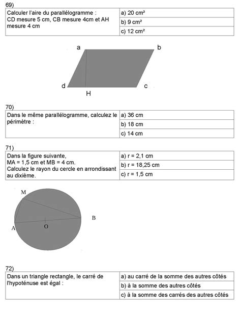 Qcm Concours Gratuits Math Matiques Concours Externe Dadjoint