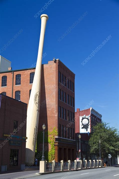 Louisville Slugger baseball bat factory - Stock Image - C019/7389 ...