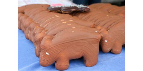 Tradition Sainte Catherine à Vesoul des cochons exportés dans le