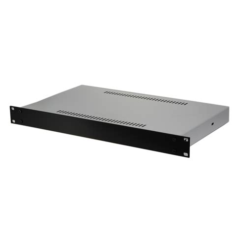 C19g1263b 19 Inch Rack Mounting Aluminium Enclosure 1u Black