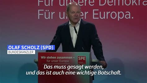 Scholz Keine Koalition Mit Rechtsextremen Im Eu Parlament Video