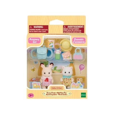 Calico Critters Nursery Friends Set Duo Amigos Guarderia Koko Station