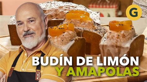 POSTRE SUPER DULCE BUDÍN de LIMÓN y AMAPOLAS por Osvaldo Gross El