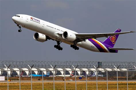 A Thai Airways Boeing 777 300er Thai Airways Thai Airline Aircraft