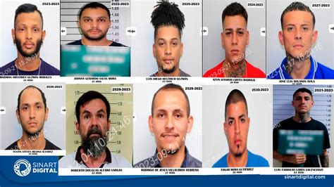 10 hombres buscados por robo de vehículos Sinart Digital