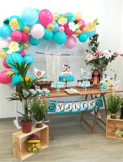 Moana Theme Party Decorations