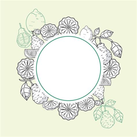 bergamot elegant frame 3760230 Vector Art at Vecteezy