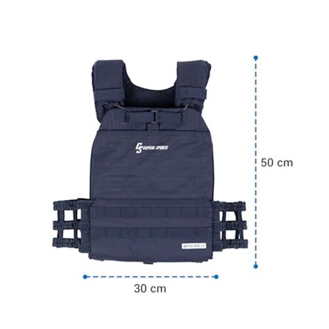 Weighted Vest Capital Sports Battlevest 2 0 2 X 4 Kg Blue InSPORTline