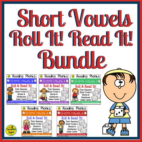 Short Vowels Roll It Read It ă ĕ ĭ ŏ ŭ Words And Sentence Game Cards