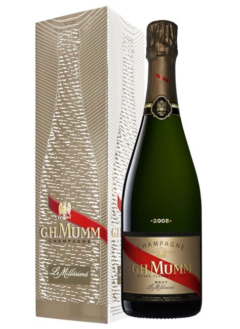 Champagne Mumm Brut Millésime 2008 Bottiglia 75 cl Astuccio