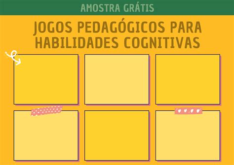 60 Jogos Pedagogicos Para Habilidades Cognitivas Pedagogia Descubra