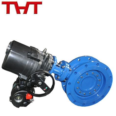 Supply 6 Inch Motorized Double Eccentric Butterfly Valve Wholesale Factory Tianjin Tanggu