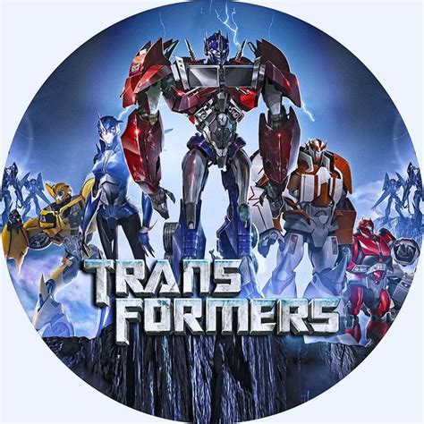 Painel Redondo Tecido Sublimado D Transformers Frd Felicit