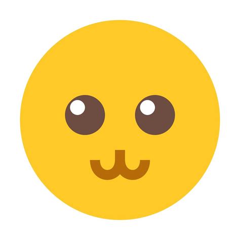 uwu emoji icon  cloud style