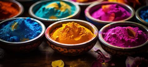 Premium Photo | Holi colors