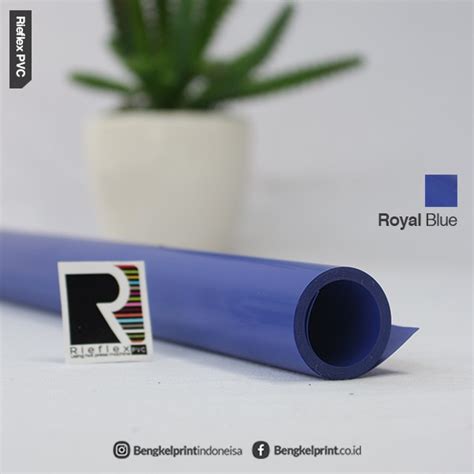 Jual Polyflex Pvc Asli Korea Warna Biru Royal Blue Meter X Meter