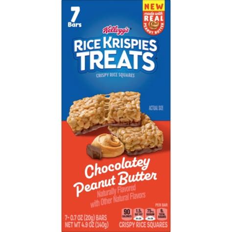 Kellogg's Rice Krispies Treats Chocolatey Peanut Butter Crispy Rice ...