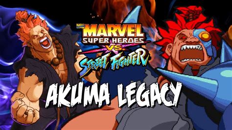 THE CRAZIEST AKUMA Akuma Legacy Marvel Super Heroes Vs Street