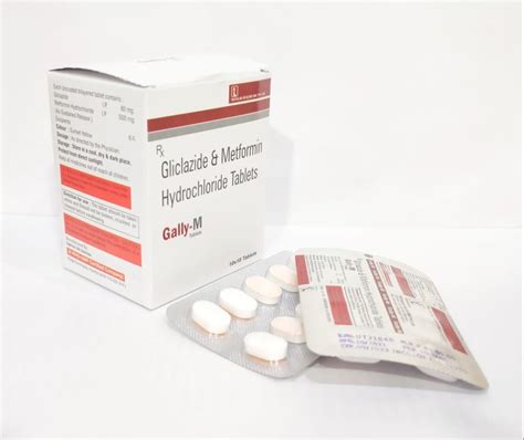 Gally M Gliclazide Metformin Hydrochloride Sr Tablets Packaging Type