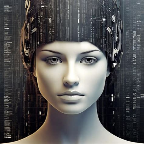 face   human    array  code stock photo