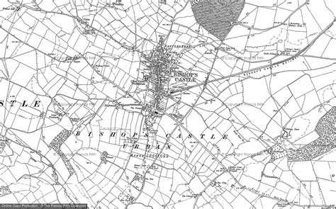 Old Maps Of Bishops Castle Shropshire Francis Frith