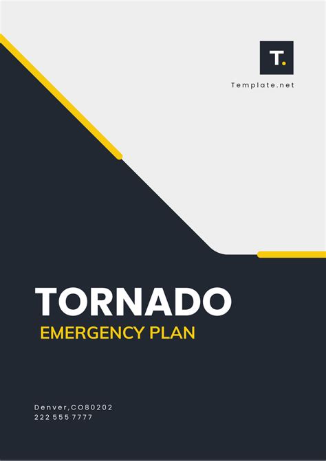 Free Tornado Emergency Plan Template - Edit Online & Download ...